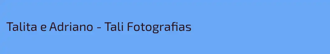 Talita e Adriano - Tali Fotografias
